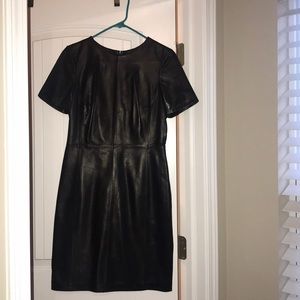 Leather sz 8. Antonio Melani dress. NWOT
